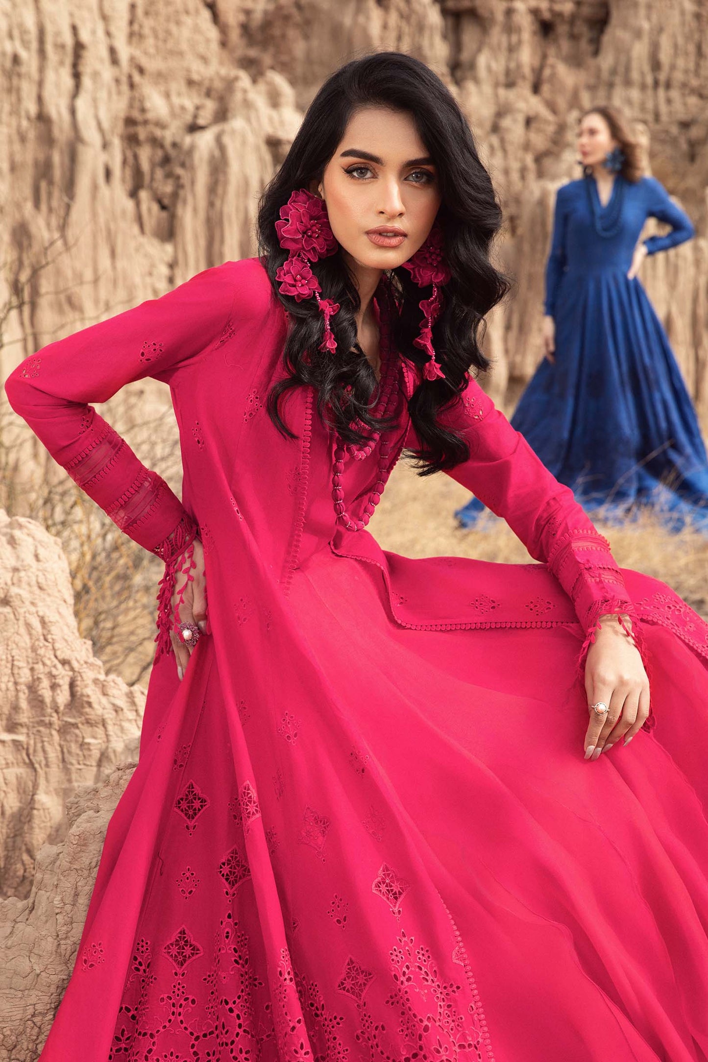 Embroidered Lawn Fabric (3Pcs) | LF-805
