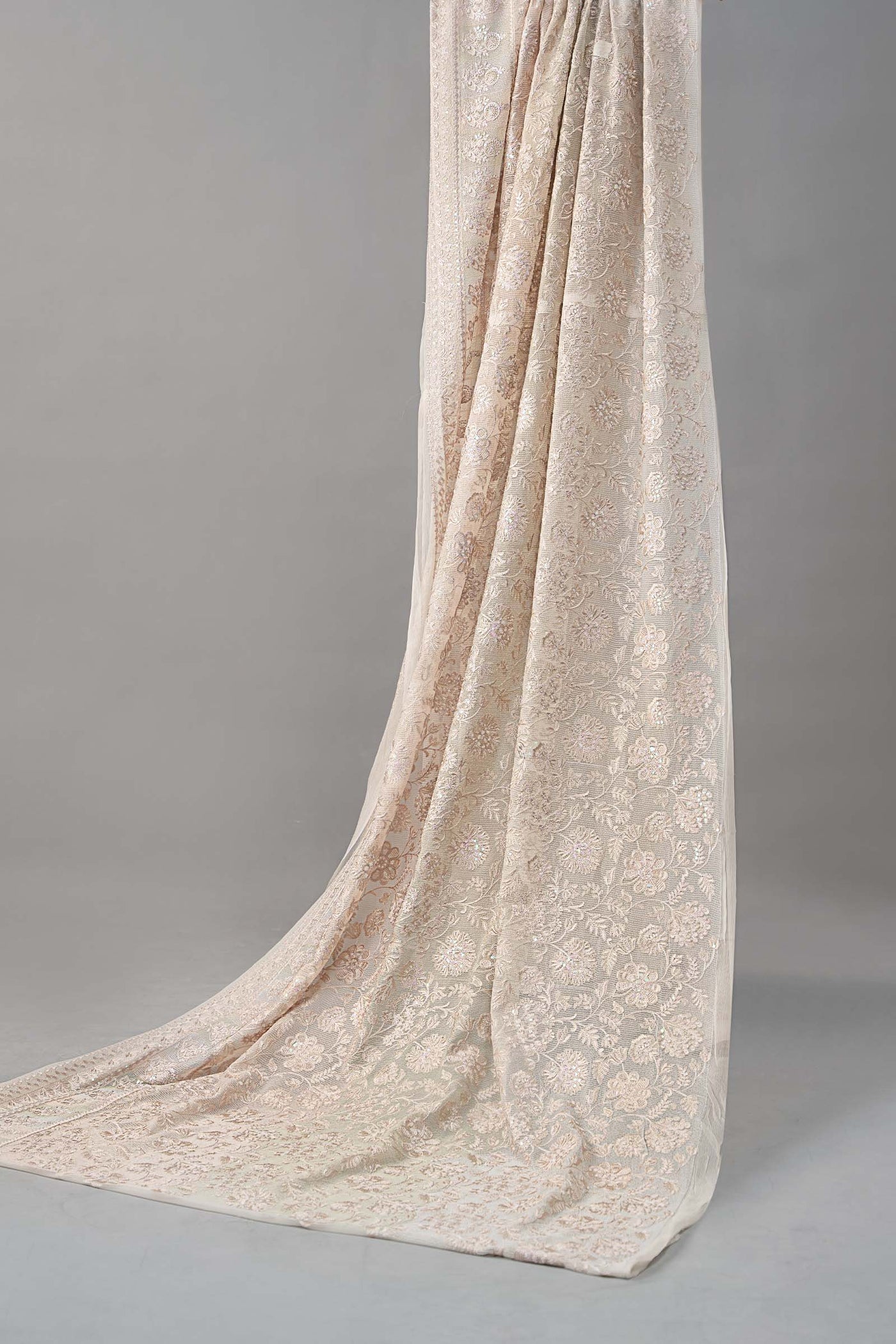 Embroidered Chiffon Fabric (2Pcs) | LF-817