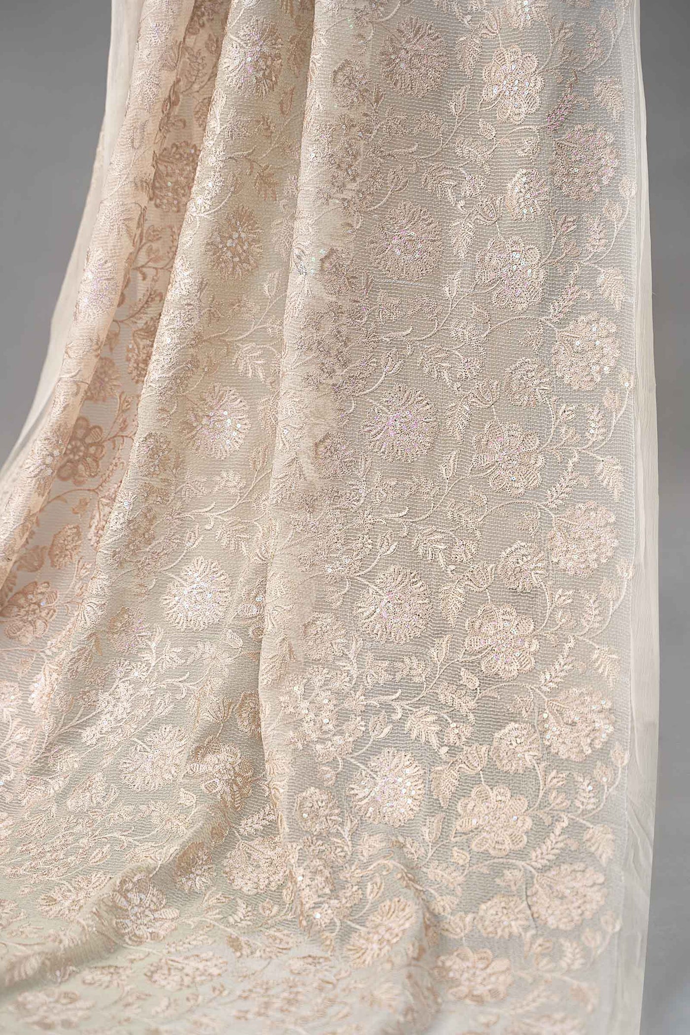 Embroidered Chiffon Fabric (2Pcs) | LF-817