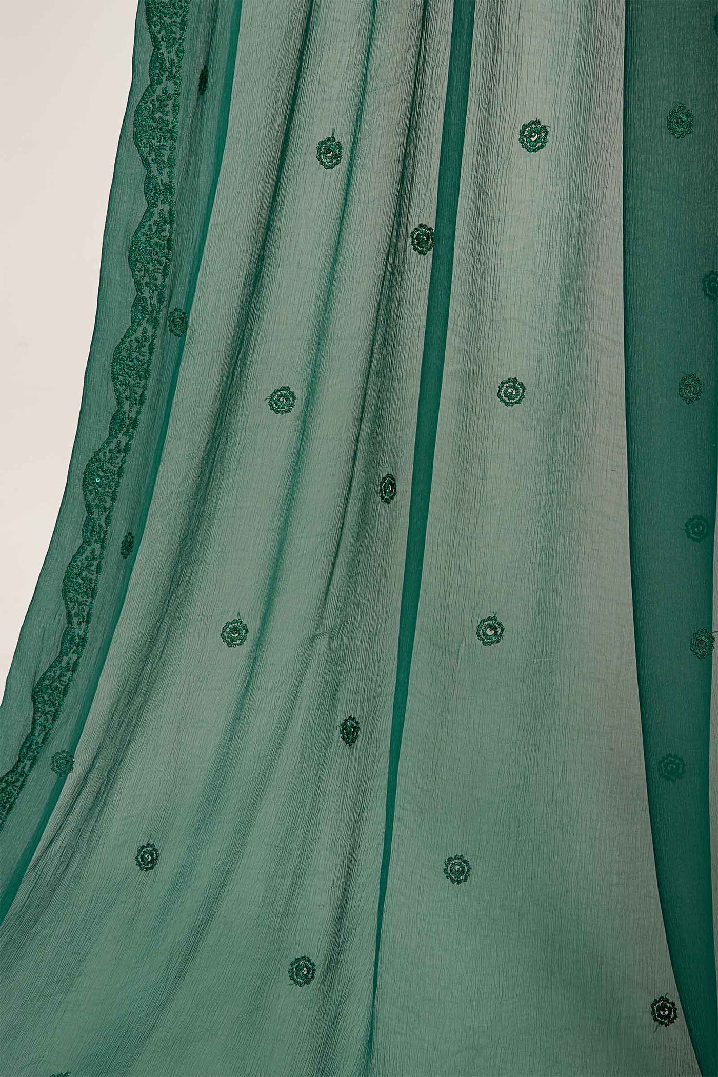 Embroidered Chiffon Fabric (2Pcs) | LF-818