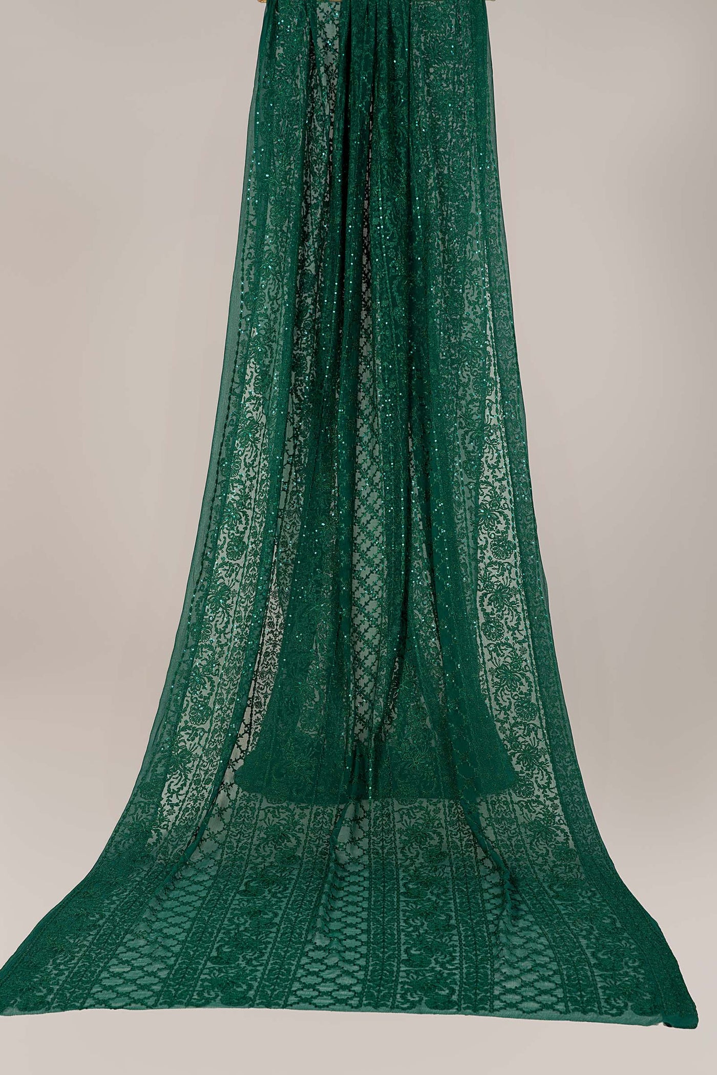 Embroidered Chiffon Fabric (2Pcs) | LF-818