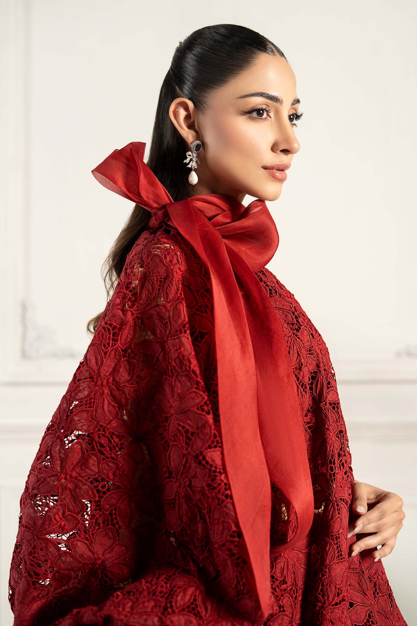 Embroidered Silk Fabric (1Pc) | LF-CH2