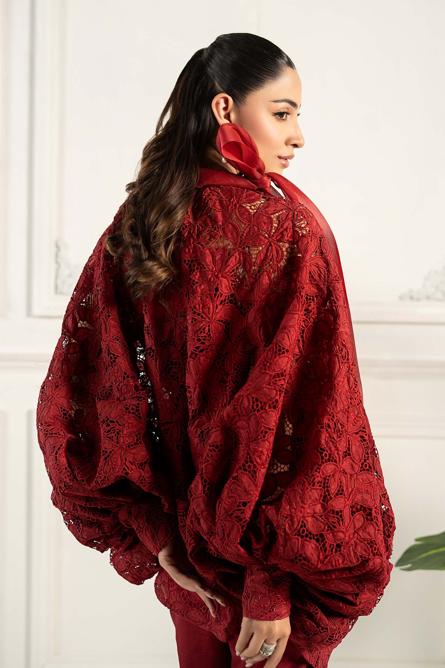 Embroidered Silk Fabric (1Pc) | LF-CH2