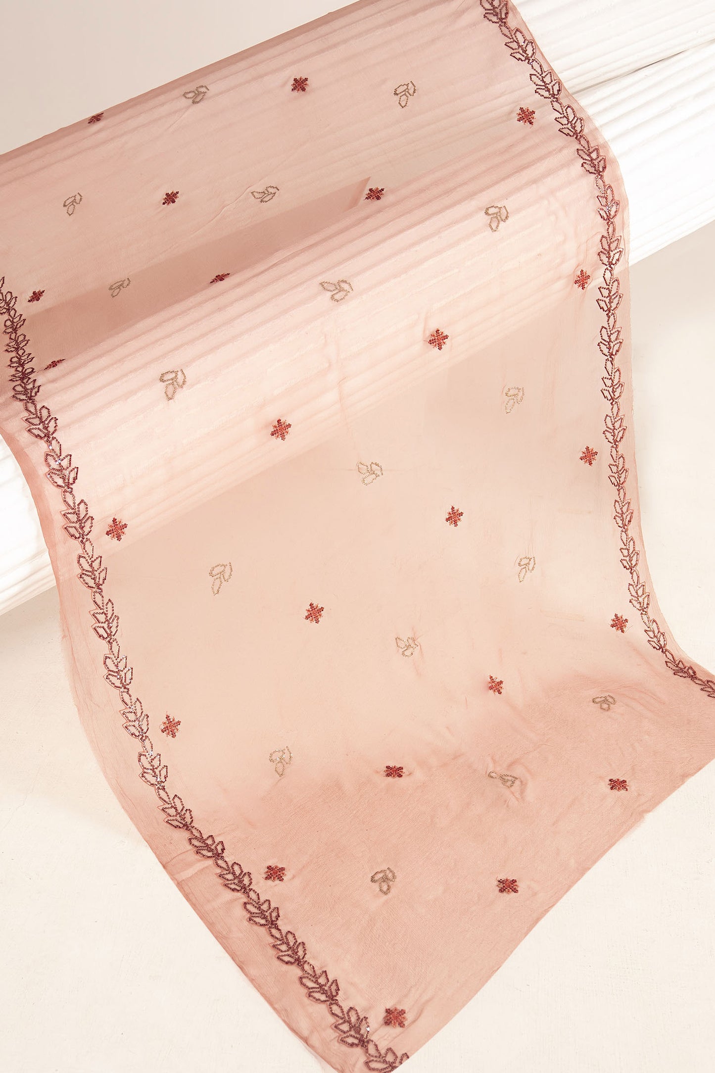 Embroidered Chiffon Fabric (3Pcs)