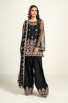 Embroidered Poly Net Fabric Sleeves | LF-704