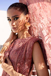 Embroidered Net Fabric (2Pcs) | LF-904