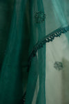 Embroidered Organza Fabric (2Pcs) | LF-909
