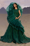 Embroidered Organza Fabric (2Pcs) | LF-909