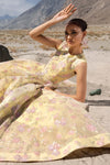 Embroidered Organza Fabric (2Pcs) | LF-910