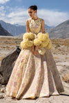Embroidered Organza Fabric (2Pcs) | LF-910