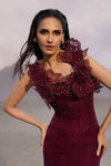 Embroidered Organza Fabric (1Pc) | LF-912