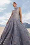 Embroidered Chiffon Fabric (2Pcs) | LF-917