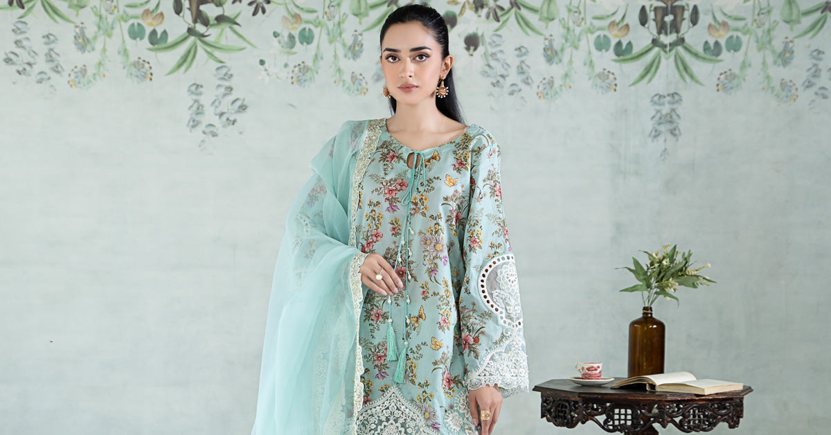 3 Piece Printed Lawn Suit