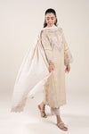 2 Pc Embroidered Tonal Neps Suit
