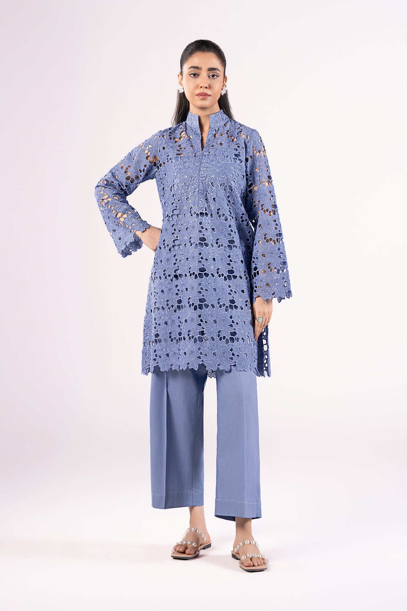2 Pc Embroidered Lawn Suit | MB-CS25-117/B