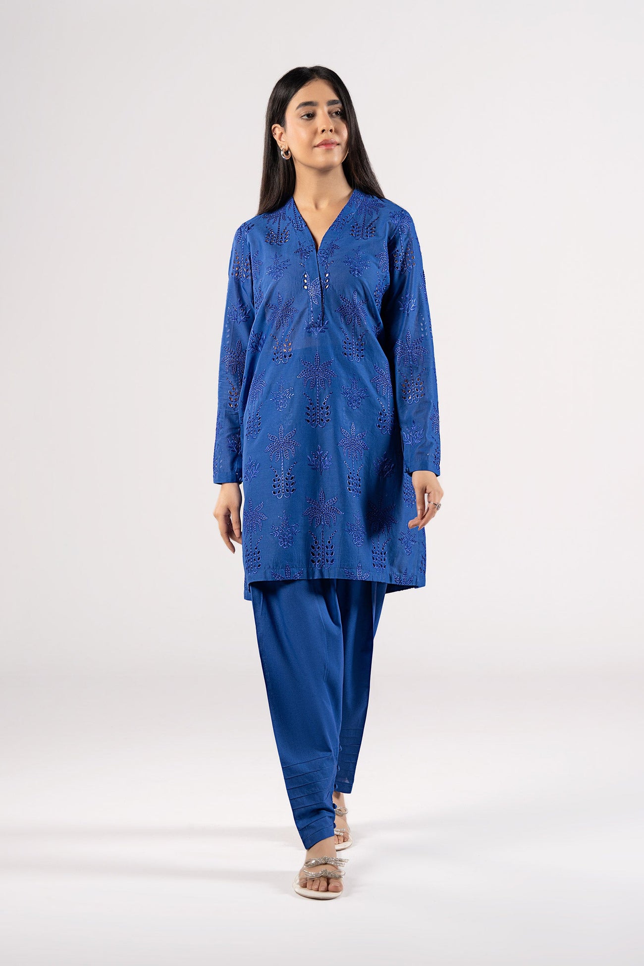 2 Pc Embroidered Lawn Suit