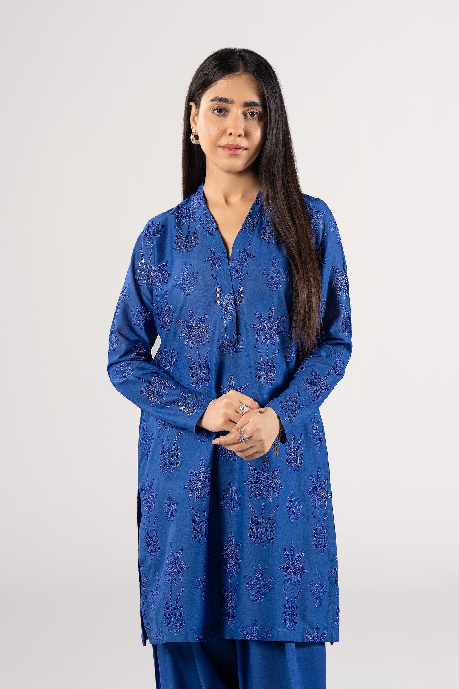 2 Pc Embroidered Lawn Suit
