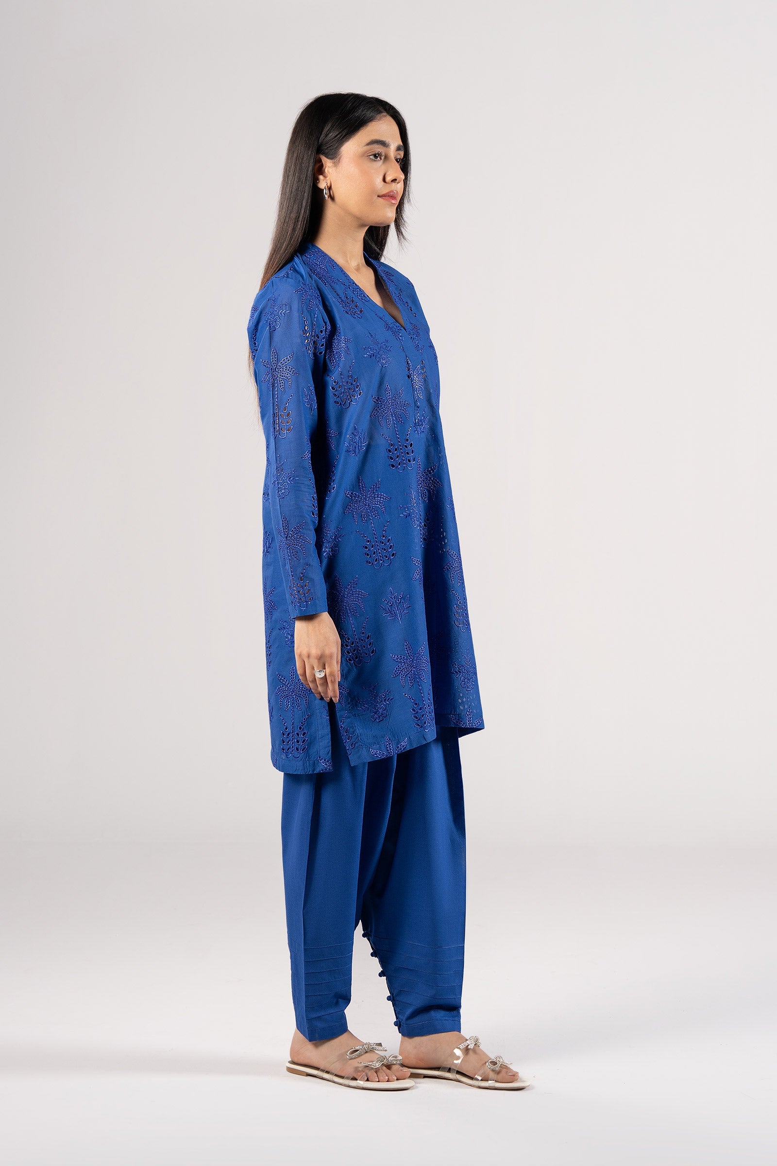 2 Pc Embroidered Lawn Suit