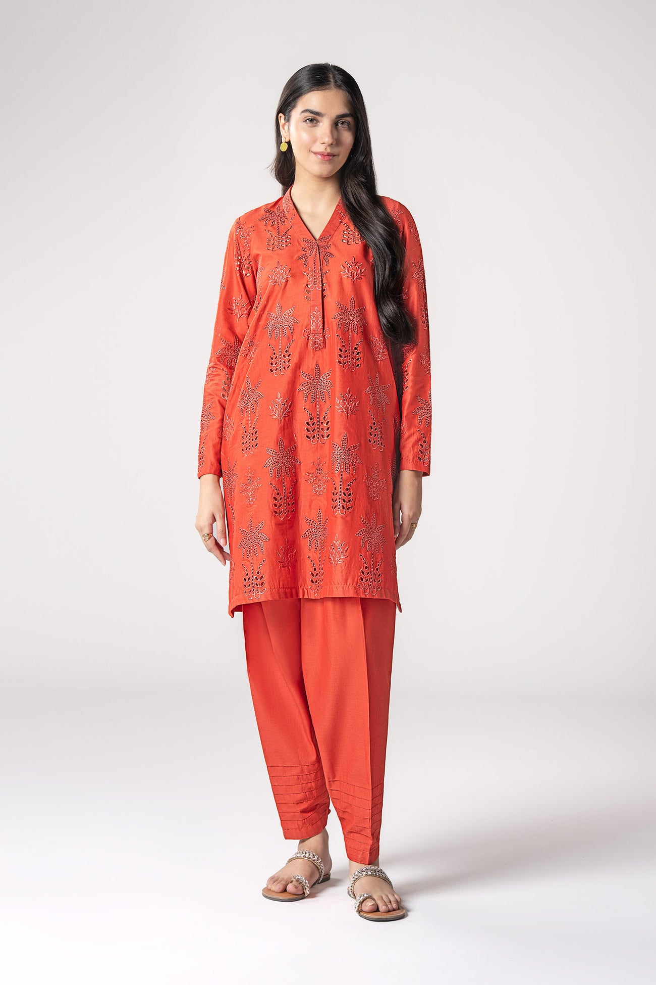 2 Pc Embroidered Lawn Suit