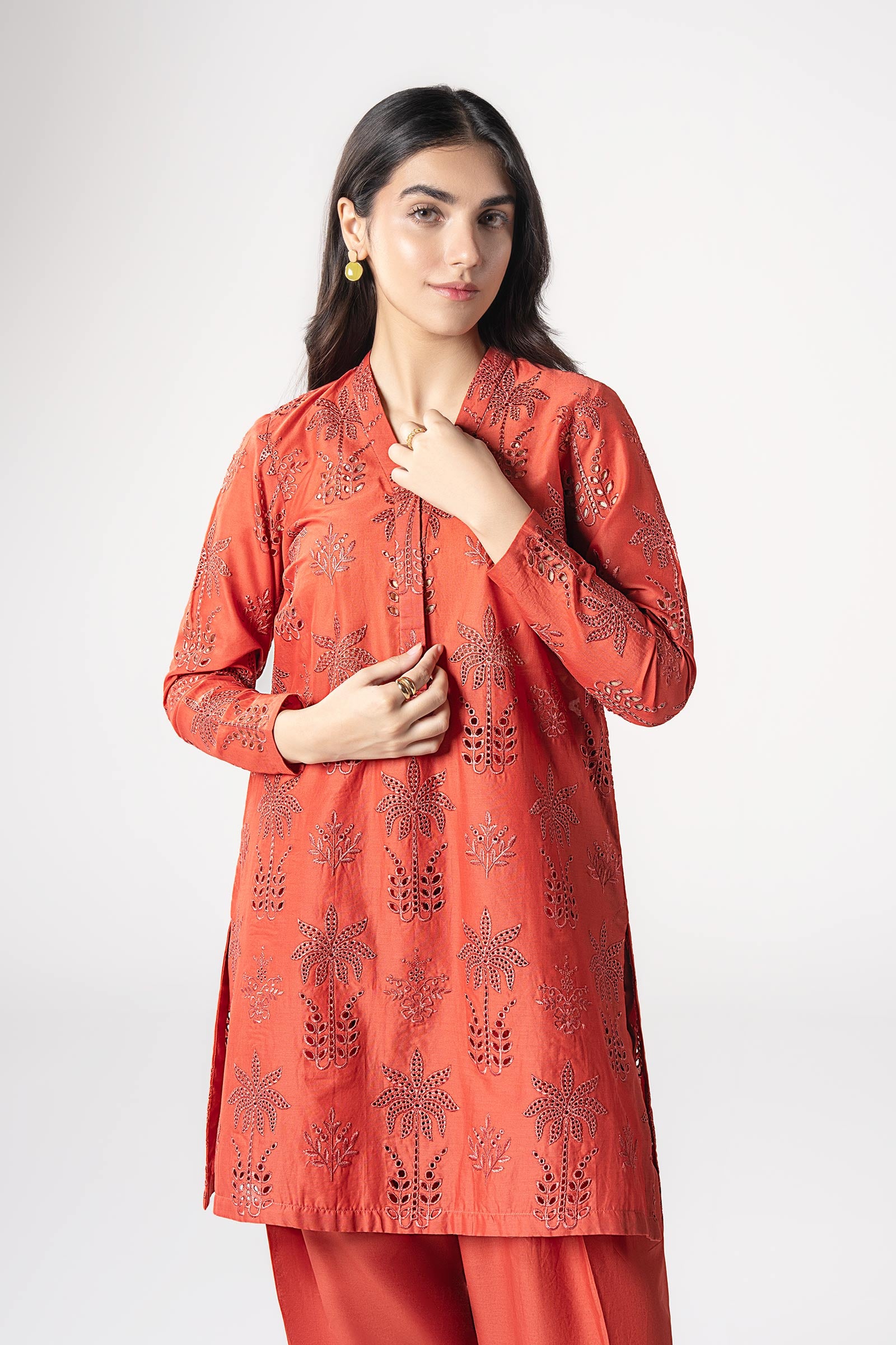 2 Pc Embroidered Lawn Suit
