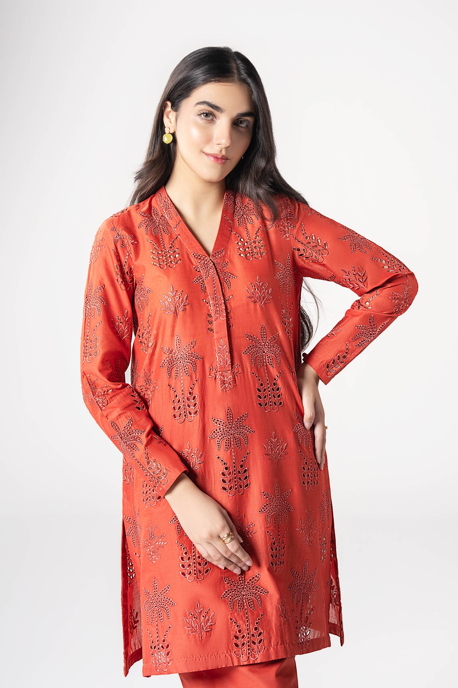 2 Pc Embroidered Lawn Suit