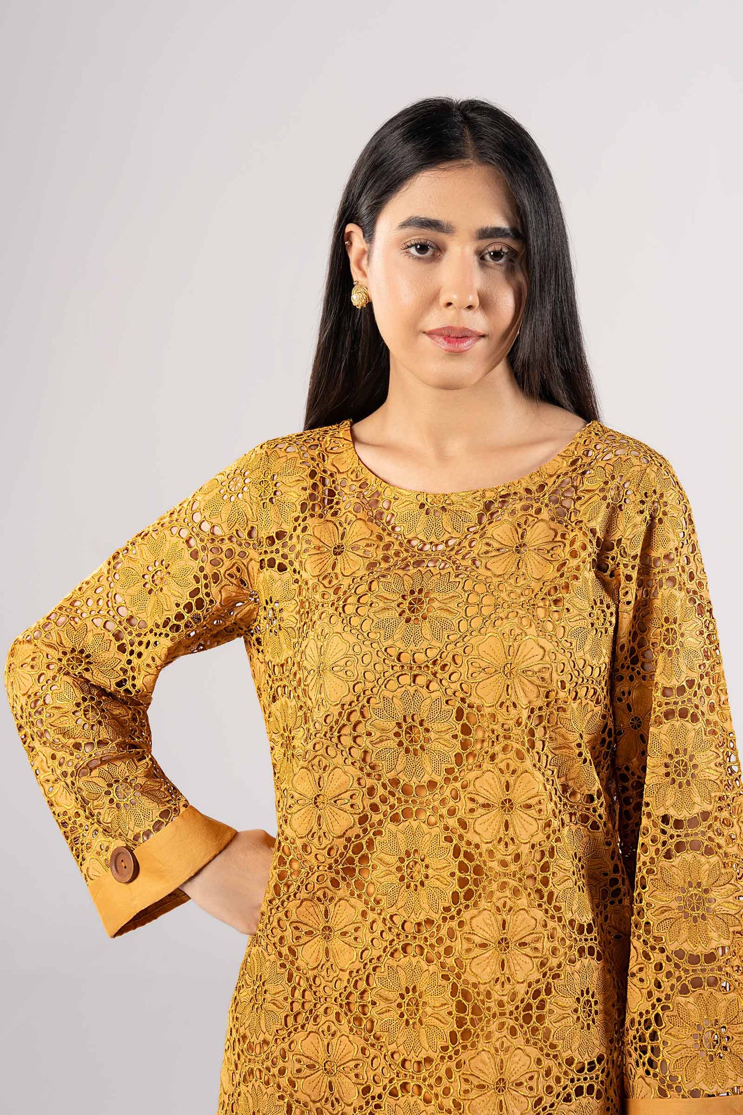 2 Pc Embroidered Lawn Suit