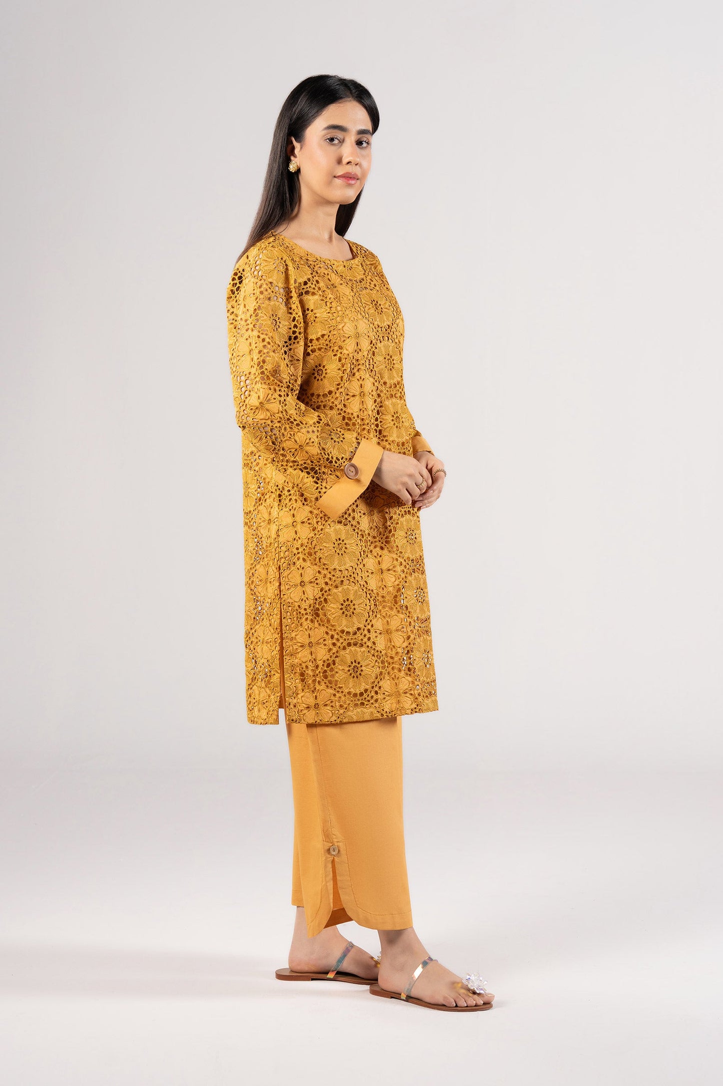 2 Pc Embroidered Lawn Suit