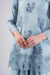 2 Pc Embroidered Jacquard Suit