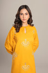 2 Pc Embroidered Crosshatch Lawn Suit