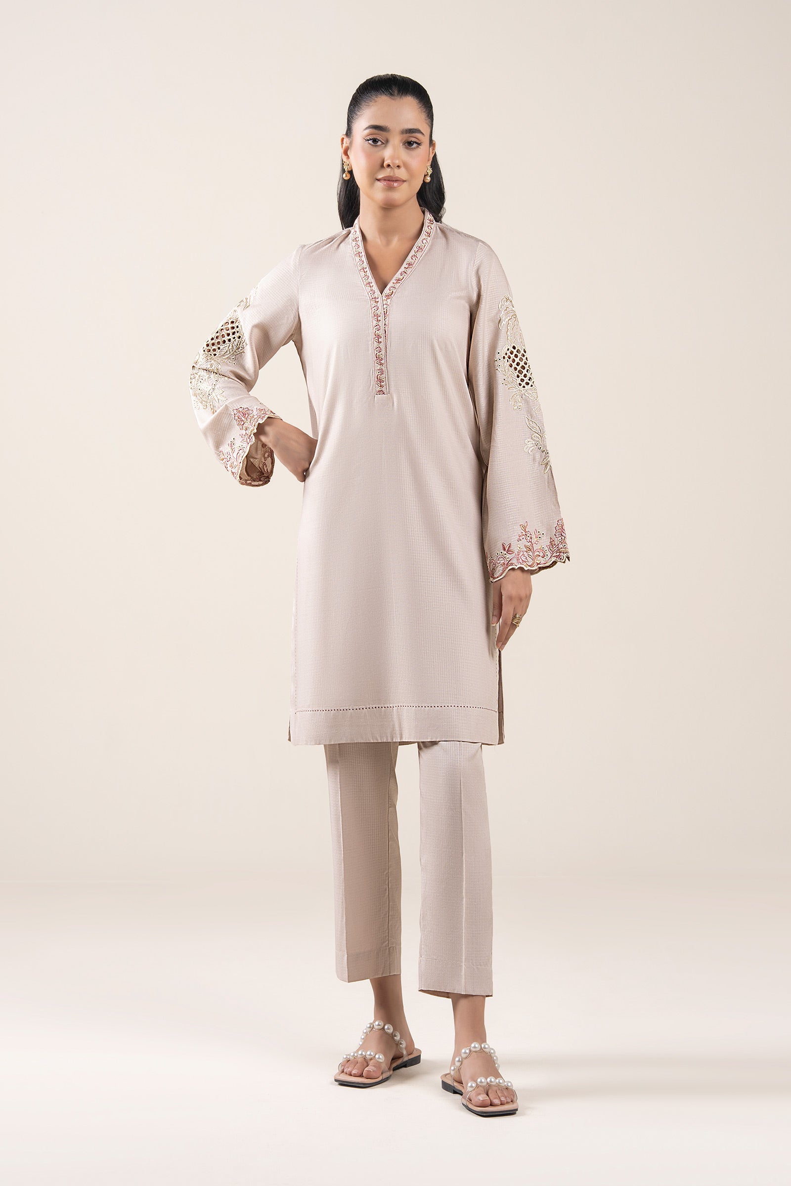 2 Pc Embroidered Ripstop Suit