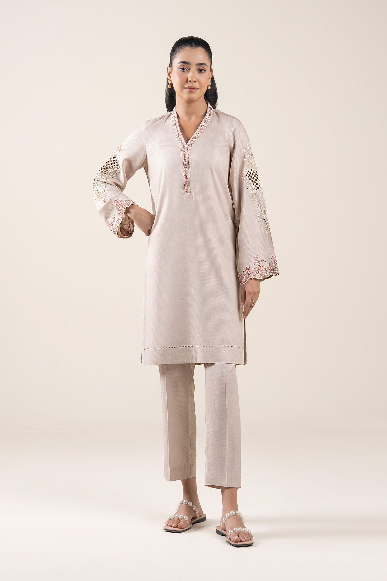 2 Pc Embroidered Ripstop Suit