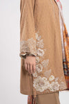 2 Pc Embroidered Lurex Suit