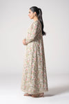 2 Pc Embroidered Zari Stripes Suit