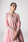 3 Pc Embroidered Slub Lawn Suit
