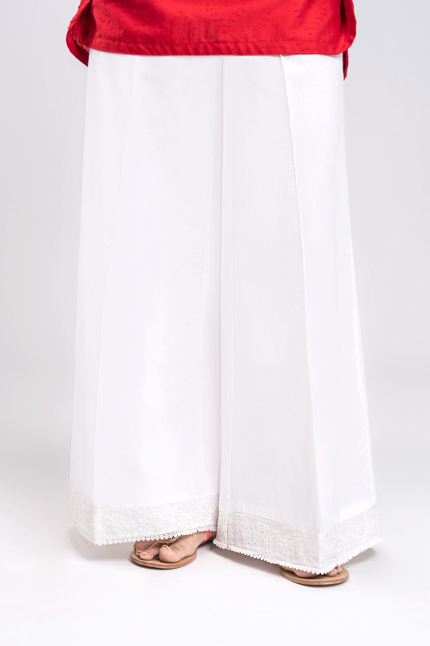 Embroidered Cambric Trouser | MB-CS25-150