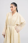 Embroidered Yarn dyed Kaftan