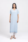 Embroidered Karandi Shirt