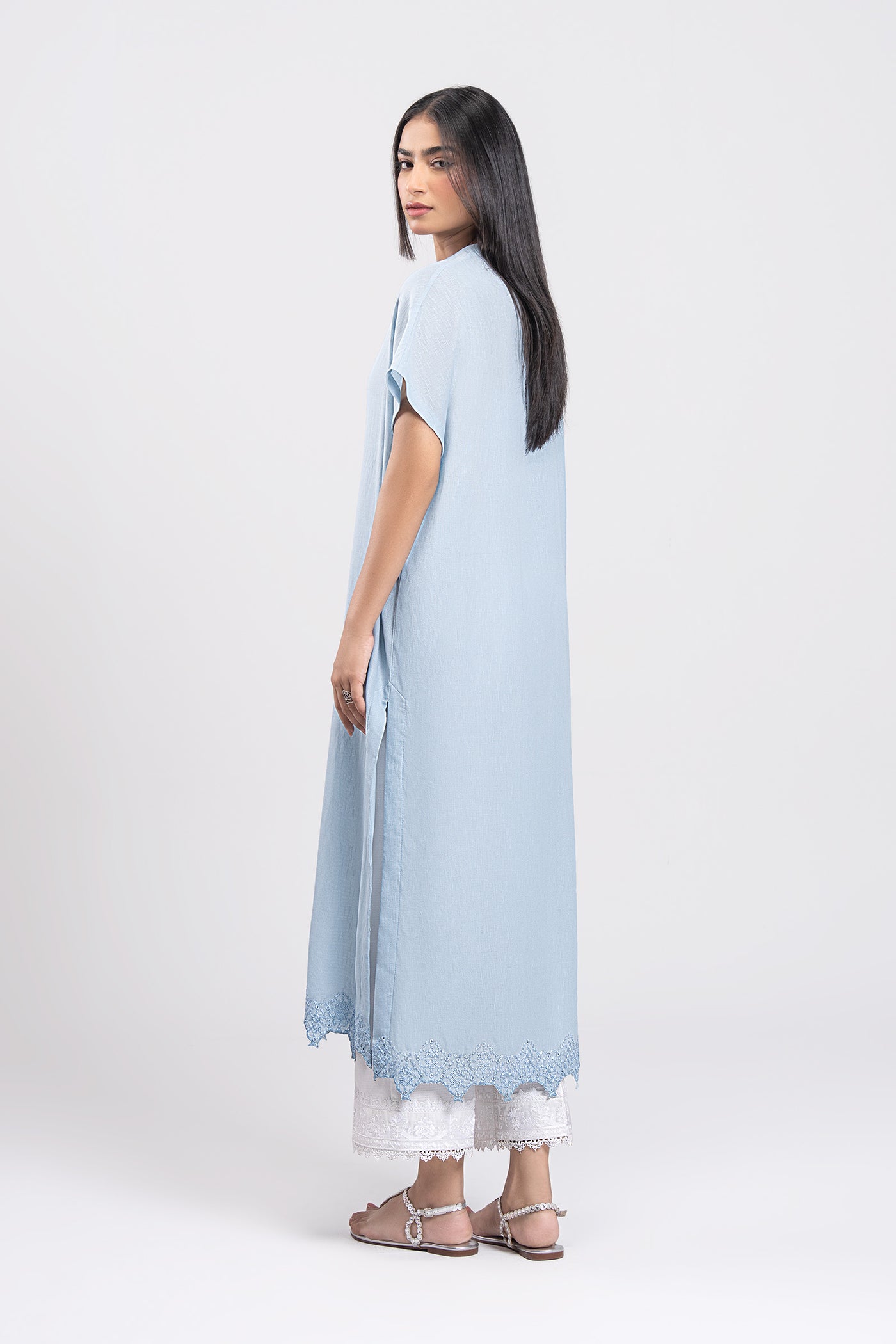 Embroidered Karandi Shirt
