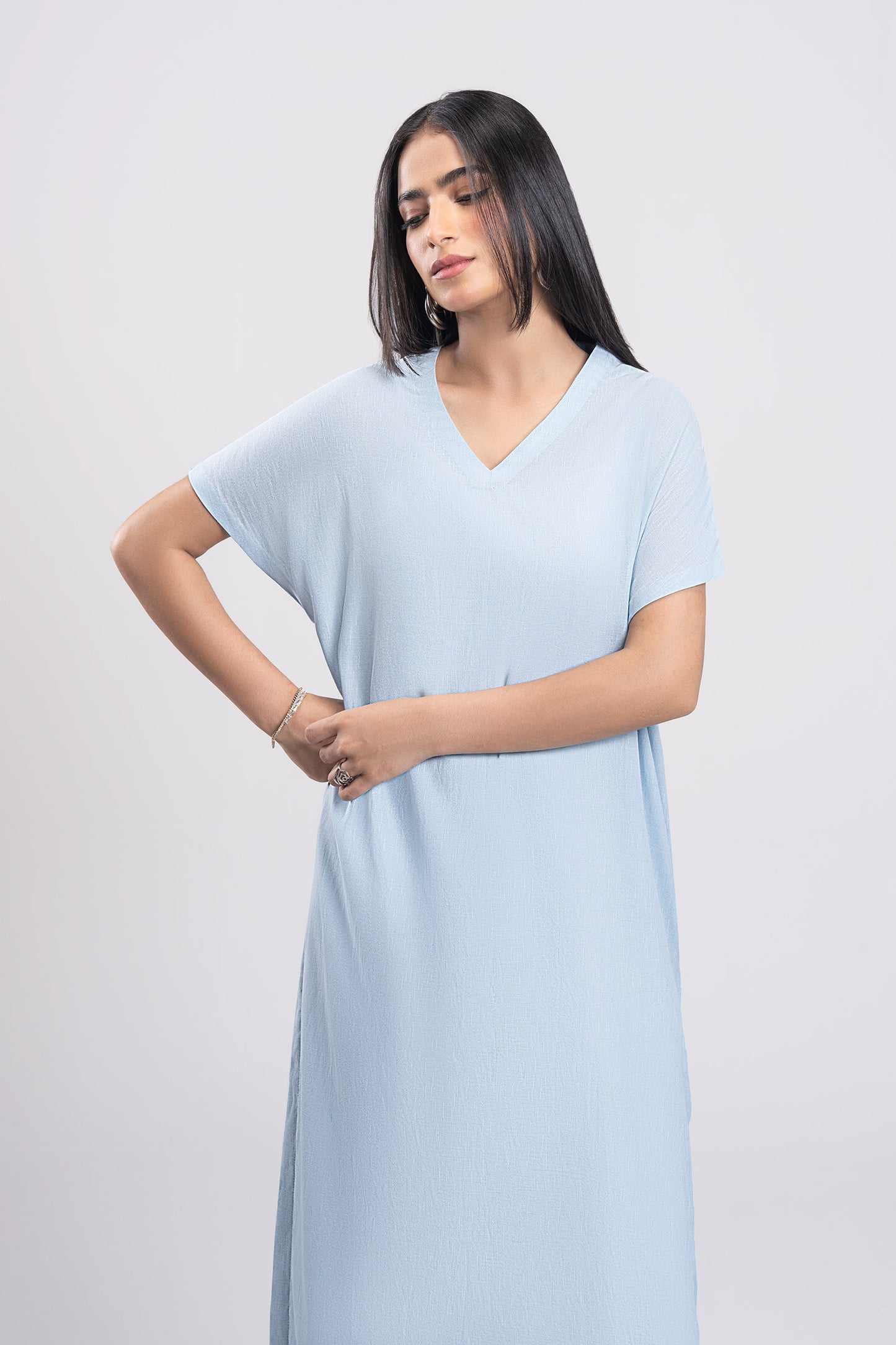 Embroidered Karandi Shirt