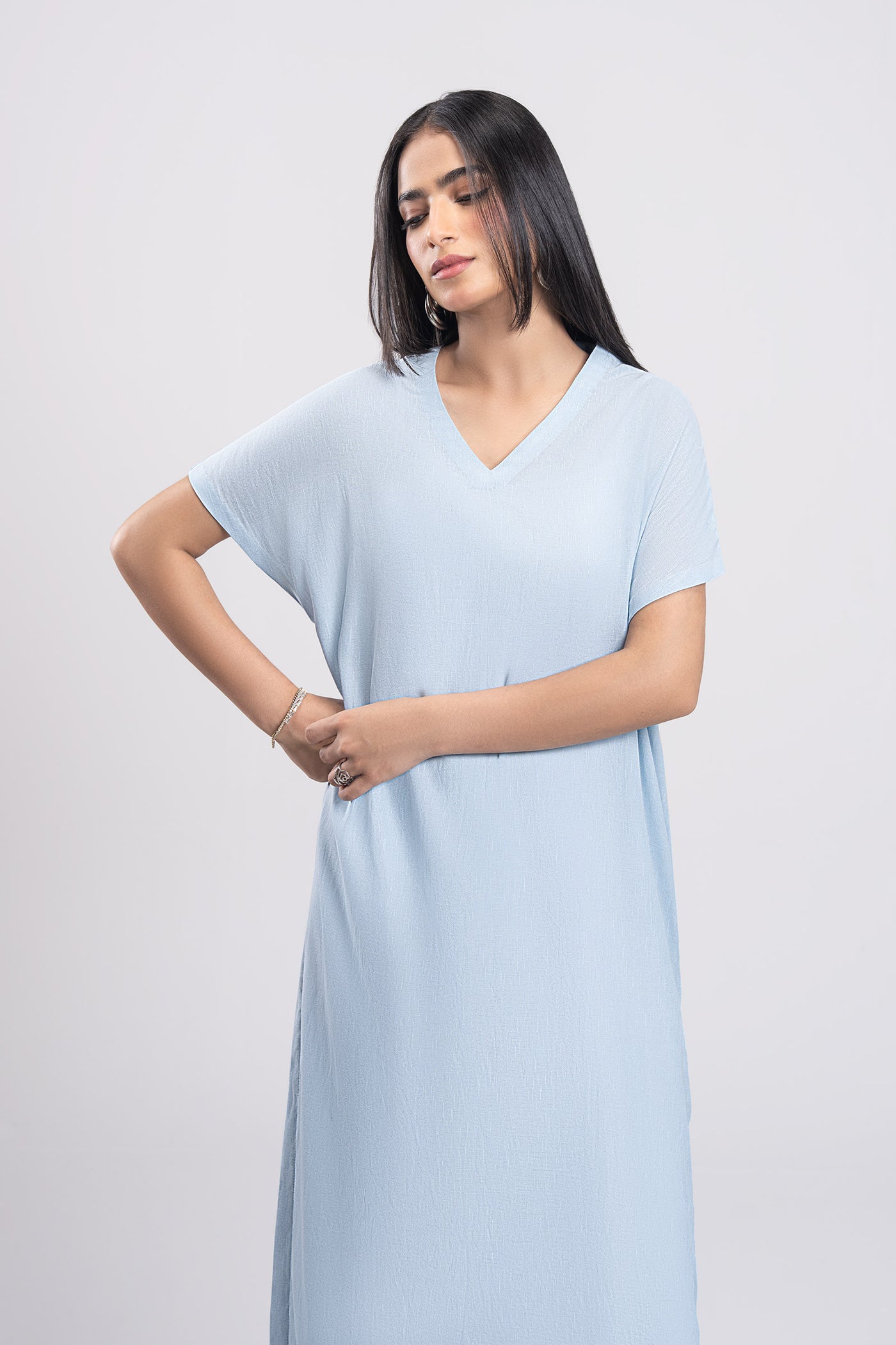 Embroidered Karandi Shirt