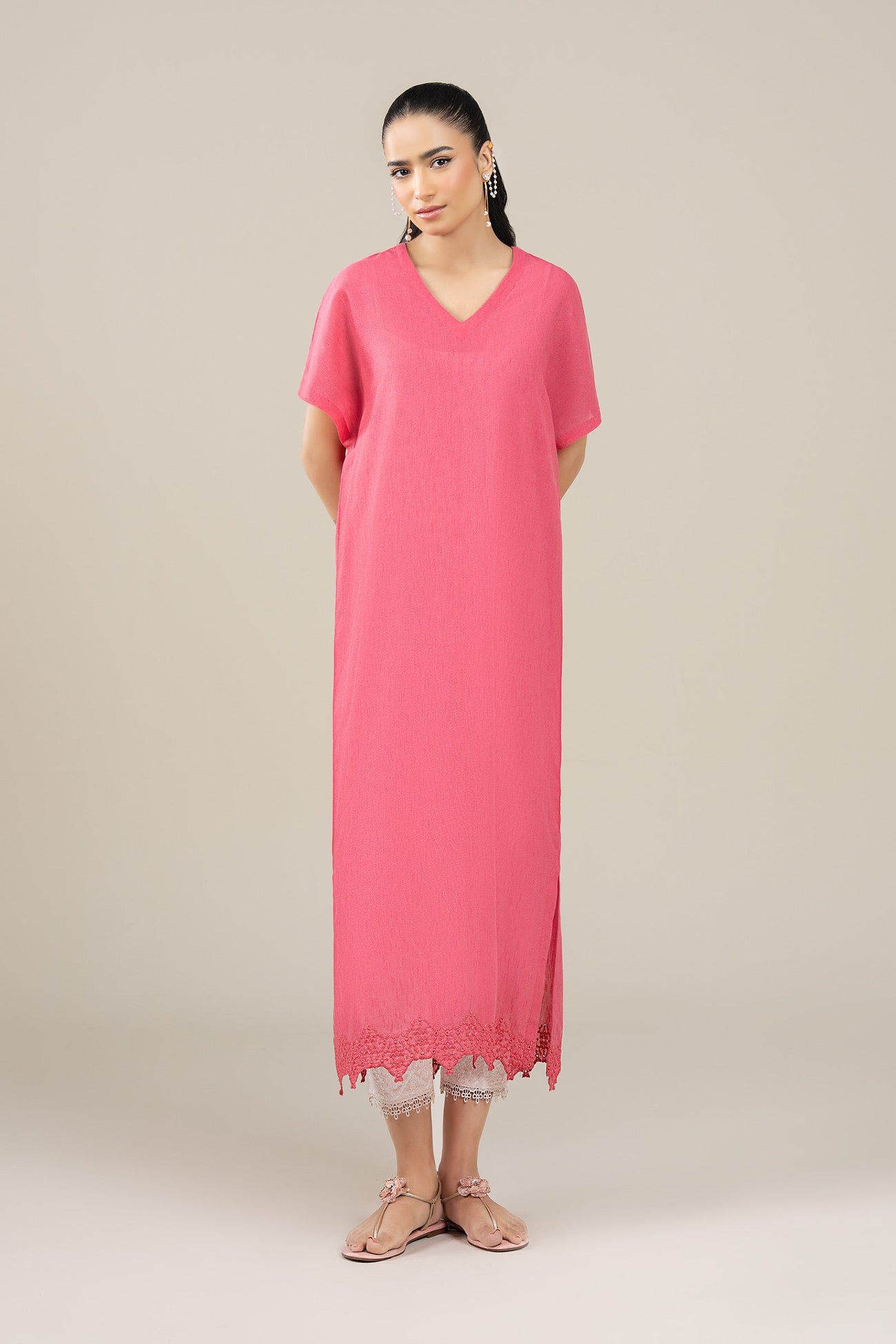 Embroidered Karandi Shirt