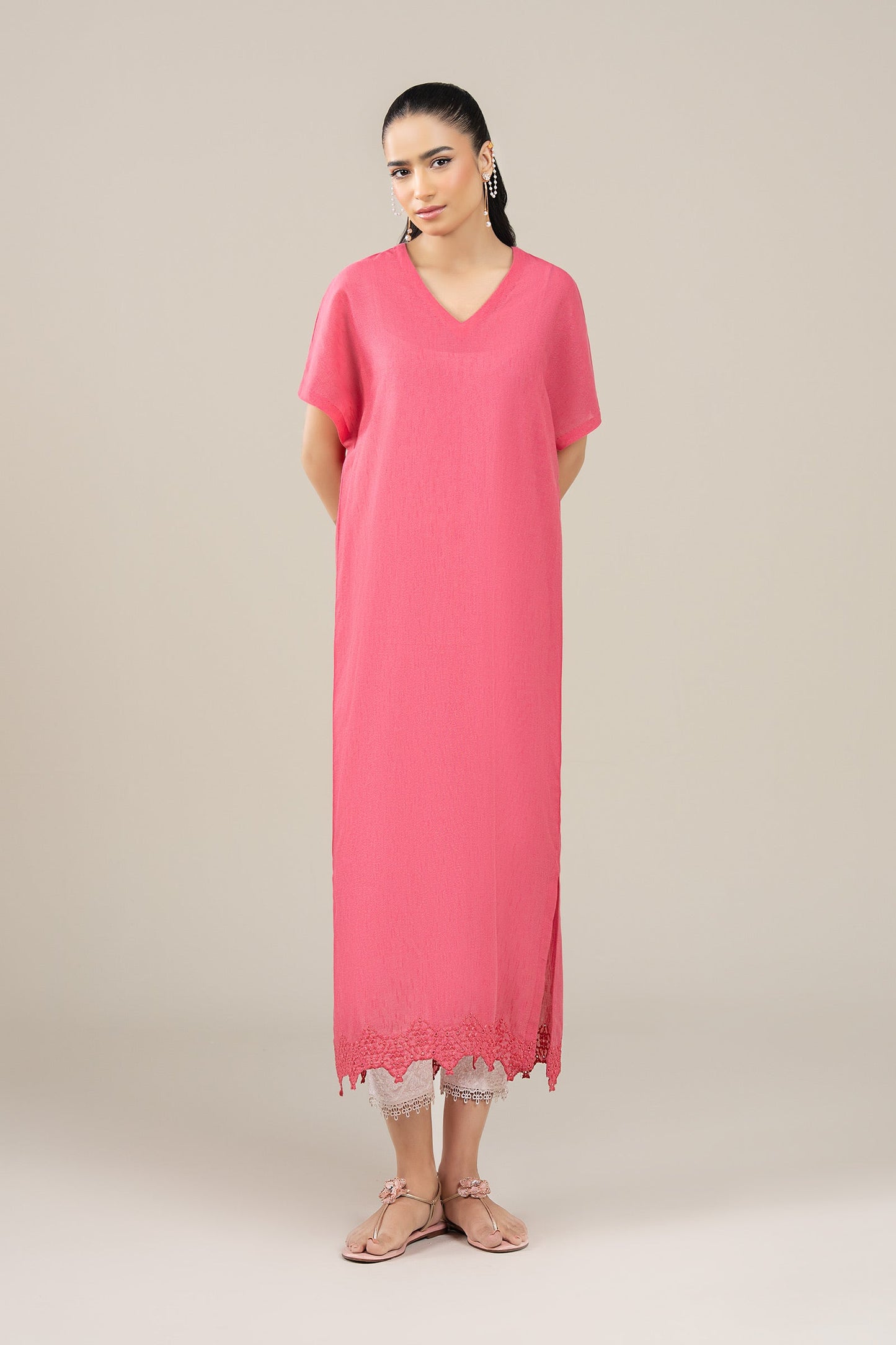 Embroidered Karandi Shirt