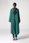 2 Pc Embroidered Textured Cotton Suit