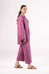 2 Pc Dyed Textured Cotton Suit