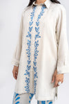 2 Pc Embroidered Dobby Viscose Suit