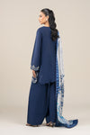 3 Pc Embroidered Crosshatch Lawn Suit