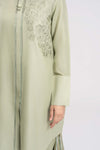 3 Pc Embroidered Lurex Cotton Suit