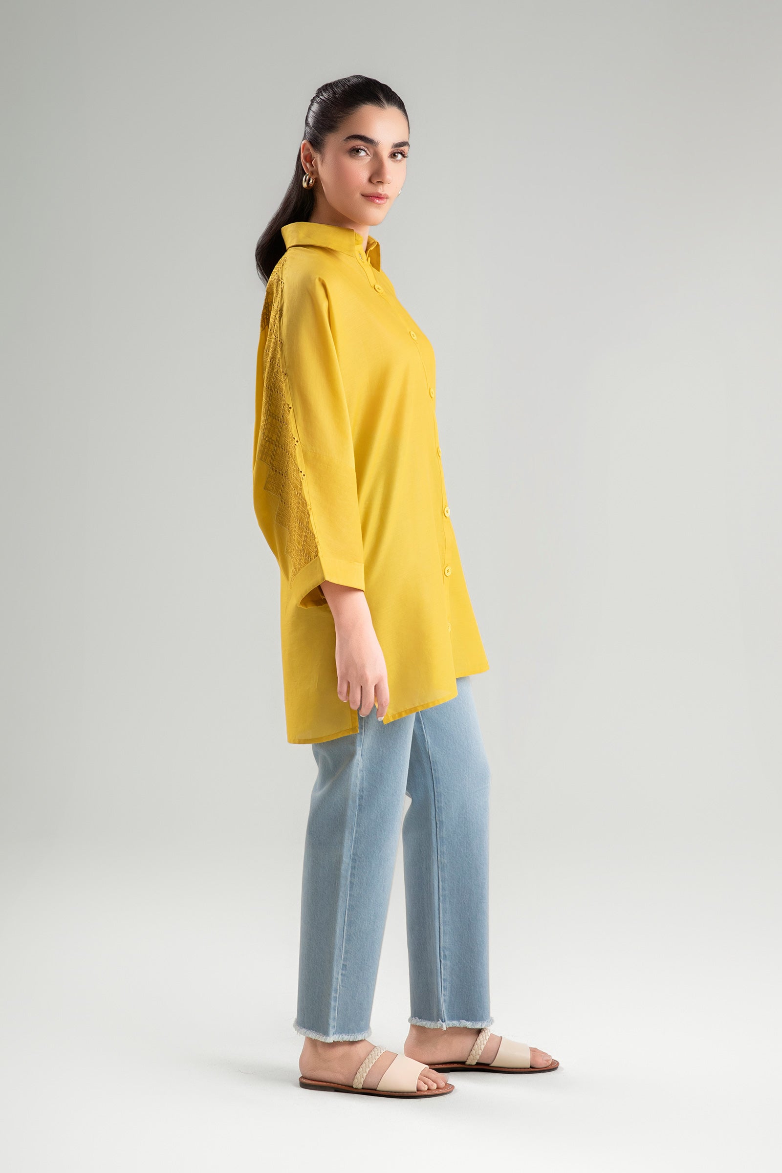 Dyed Lawn Shirt