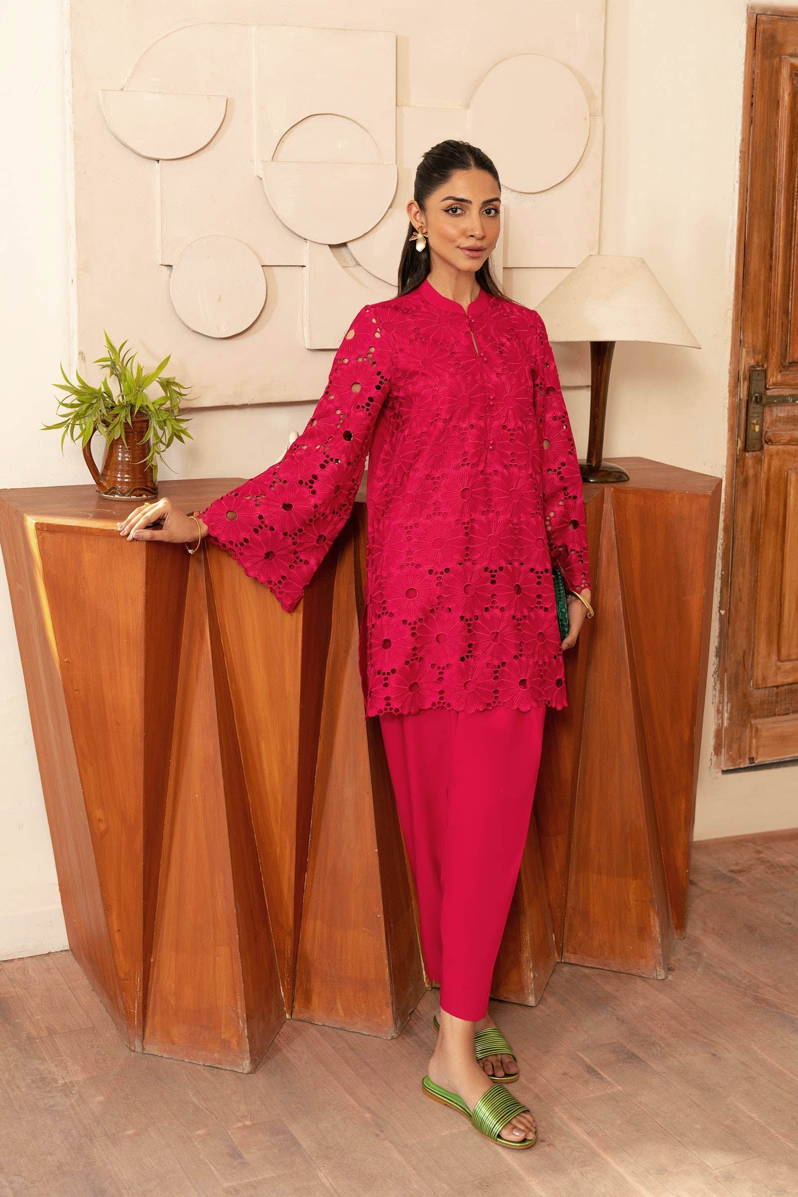 2 Pc Embroidered Lawn Suit