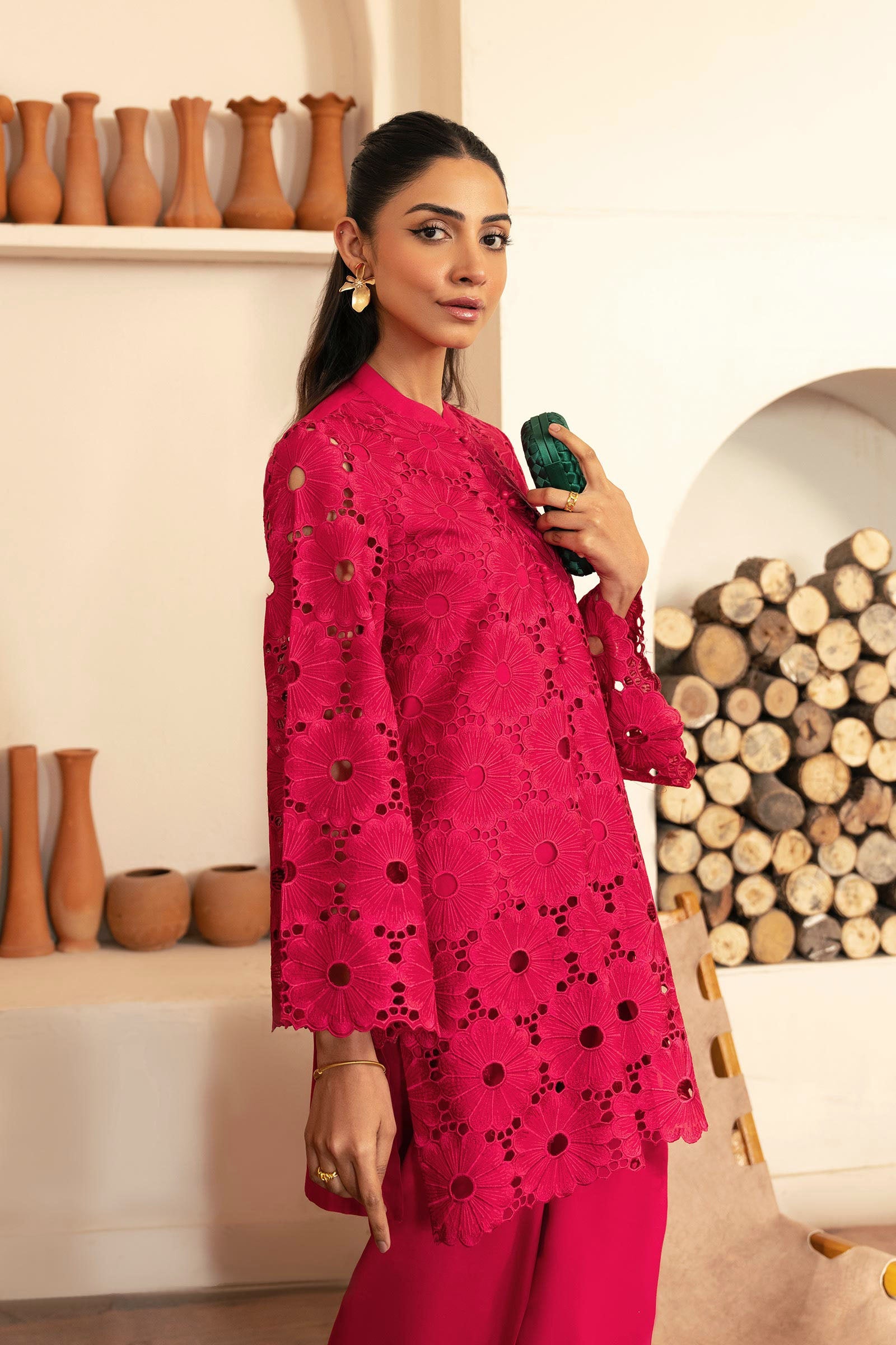 2 Pc Embroidered Lawn Suit